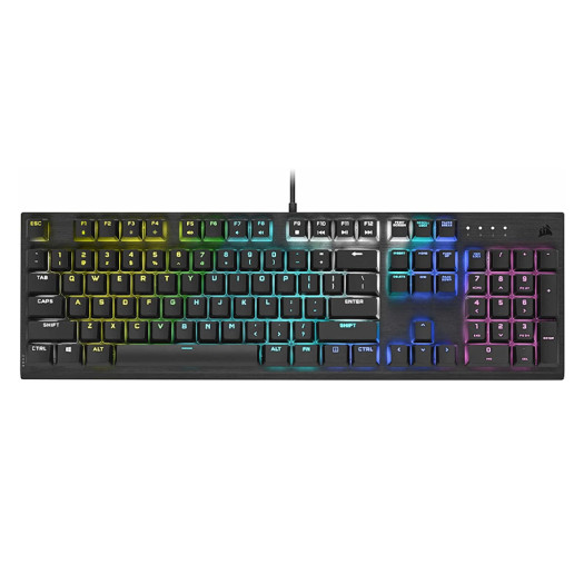 Corsair K60 RGB Pro Mechanical Gaming Keyboard - CHERRY Mechanical Keyswitches - Durable AluminumFrame - Customizable Per-Key RGB Backlighting, Black